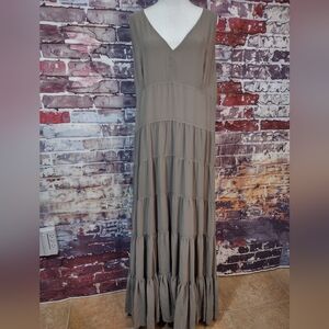 G.I.L.I. Chiffon Tiered Maxi Dress